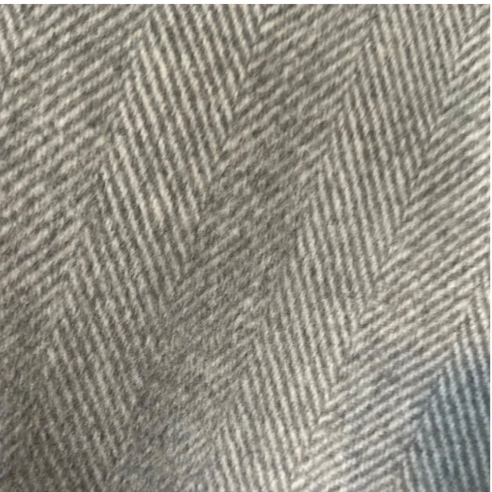 Ann Taylor Gray Peacoat Shawl Collar Wrap Wool Blend Belted Coat Jacket Women XS - Picture 10 of 10